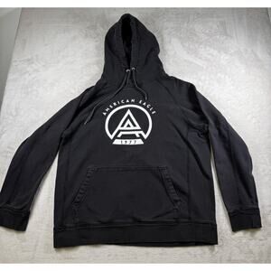American Eagle Men’s Black Cotton Hoodie Sweatshirt Size Extra Large XL